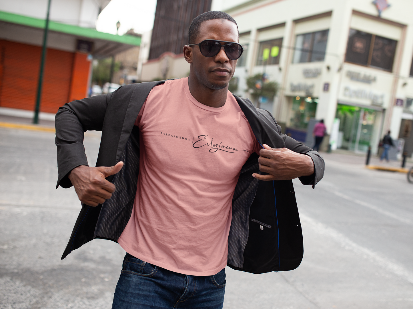 Evlo Signature Embroidered Short Sleeve Tee