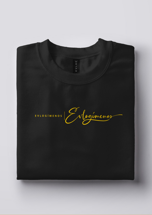 Evlo Signature Embroidered Short Sleeve Tee